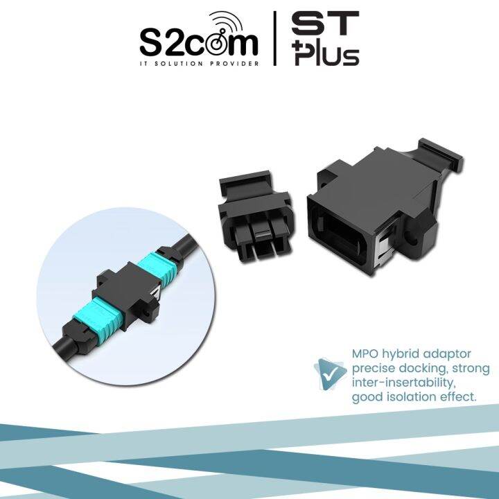 Mpo Mpo Flanged Mpo Mtp Fiber Optic Straight Adapter Connector Simplex Singlemode Multimode Lazada