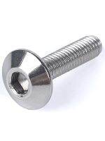 10Pcs M5 M6 Allen Large Umbrella Head Screw 304 Stainless Hexagon Big Mushroom Socket Cap Bolt Head Diameter 12mm 13mm 15mm Nails Screws  Fasteners