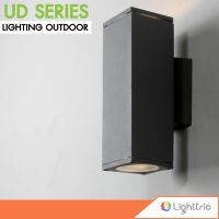 NEW** โปรโมชั่น Lighttrio โคมไฟติดผนัง Wall lamp ไฟภายนอก ไฟส่องบน-ล่าง ขั้ว E27 รุ่น UD-192/BK - สีดำ (ไม่รวมหลอดไฟ) พร้อมส่งค่า หลอด ไฟ หลอดไฟตกแต่ง หลอดไฟบ้าน หลอดไฟพลังแดด