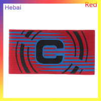 Hebai กัปตันปลอกแขนฟุตบอลที่มีสีสันฟุตบอลฟุตบอลยืดหยุ่นปรับแขนผู้เล่น