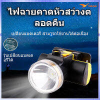 YAGE ไฟหน้า LED ความสว่างสูง YG-U106, แสงสีขาวไฟสำหรับเดินป่ากลางแจ้งแบบติดหัว, ไฟค้างคืนกันน้ำ, แบตเตอรี่ลิเธียมแบบชาร์จซ้ำได้,ถอดเปลี่ยนแ