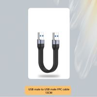 USB3.1เป็น Type C 10Gbps Gen2 OTG Date Cable ตัวผู้ไปยังตัวเมีย USB ข้อมูล C สายชาร์จสำหรับ PC TV ฮาร์ดดิสก์ Extension สายสั้น13Cm