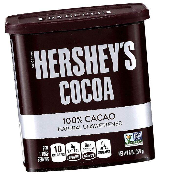 Hershey’s Cocoa Powder 226g Natural Unsweetened Cocoa Powder | Serbuk ...