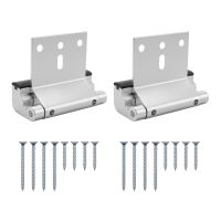 2Pack Door Reinforcement Lock with Screws 3Inch Silver