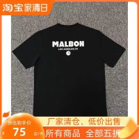 เสื้อยืดแขนสั้นสำหรับทั้งหญิงและชายกอล์ฟ MALBON รุ่นอเมริกาของเล่นสมาคมเรือยอร์ชฤดูใบไม้ผลิและฤดูร้อน23ผ้าฝ้ายบริสุทธิ์