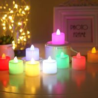 【boloni HHG】โคมไฟเทียนไขนำไร้ผลโคมไฟชาของตกแต่งงานแต่งงานหรืองานวันเกิดของครอบครัว