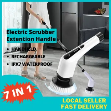 Electric Spin Scrubber Bathroom Cleaning Brush with 7 Replacement