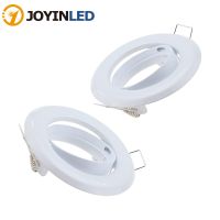 Round Adjustable LED Ceiling Lamp Holder Bases Halogen Light Bracket Cup LED Downlight GU10 MR16 LED Spot Light Bulb Lamp Holder