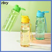 RBRY 650ML การเดินทางการเดินทาง โปร่งใสโปร่งใส กีฬากีฬากีฬา พลาสติกทำจากพลาสติก ขวดน้ำน้ำ ถ้วยน้ำน้ำ จุได้มาก