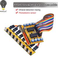 Eight Road 8 Channel Infrared Detector Tracking Transmission Line Obstacle Avoidance Sensor Module for Arduino Diy Car Robot