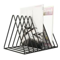 Vinyl Record CD Magazine Storage Rack Album Display Rack Multifunctional Vertical Creative European Art Collection