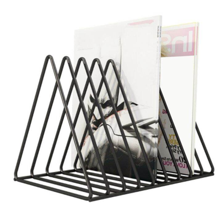 Vinyl Record CD Magazine Storage Rack Album Display Rack Multifunctional Vertical Creative