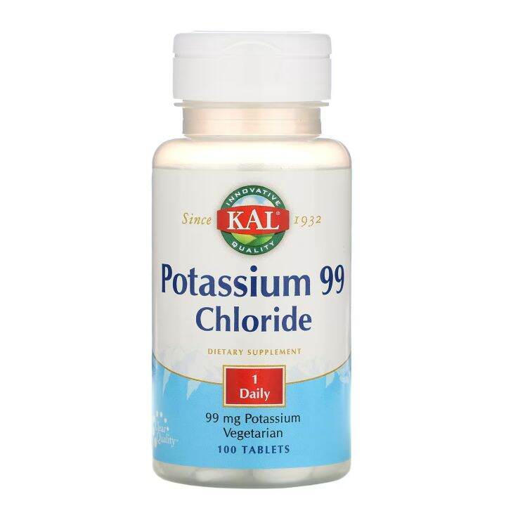 Potassium Chloride Kalium , 99 mg, 100 Tablets Lazada PH
