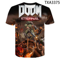 เกม Doom 2020 3D พิมพ์ T เสื้อ Street BOY GIRL แฟชั่นแขนสั้น T เสื้อ Cool Tops Tees