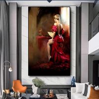 2023♝◐ Modern Art Painting Sexy Woman Character Painting Posters and Prints Canvas Painting Wall Art Picture For Living Room Home Decor