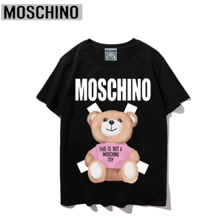 Unisex MOSCHINO Round Neck T-Shirt | Lazada PH