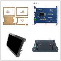 ทนทาน5นิ้ว Hdmi กรณีจอแสดงผล Lcd Hd Capacitive หน้าจอสัมผัสยืนสำหรับราสเบอร์รี่ Pi