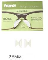 Panpan ซิลิโคนเสริม ขารองจมูกแว่น แป้นรองจมูก รองดั้ง สีใส ขนาดใหญ่ 2.5mm