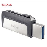 {ผลิตใน2021} ของแท้!!SanDisk USB Pendrive 32Gb 64Gb 128Gb Type C USB Flash Drive 256Gb USB 3.1 DUAL OTG Pen Drive Memory Stick ความเร็วสูง150MB  S