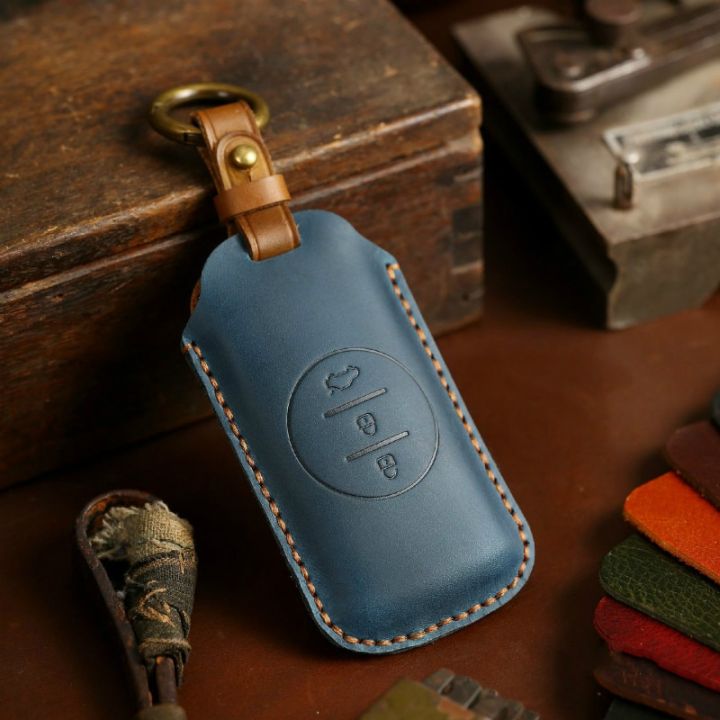 genuine-leather-car-key-case-cover-fob-for-chery-tiggo-8-arrizo-5-gx-5x-eq7-exeed-400t-txl-accessories-keychain-ring-holder-bag