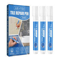 3Pcs Grout Wall Pen กระเบื้องสี Markers Grout Repair Pen Sealer Pen สำหรับห้องน้ำห้องครัว Porch Patio Repair Refresh-vn4958570