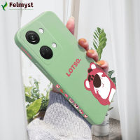 เคสโทรศัพท์เซลล์ OnePlus Nord 3 5G ใหม่รูปการ์ตูน Lotso ดีไซน์ Story3โทรศัพท์ดีไซน์ด้านข้างลายเคสโทรศัพท์ขอบสี่เหลี่ยมปลอกซิลิโคนของเหลวเคสป้องกันทนแรงกระแทกกล้องคลุมทั้งหมด