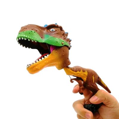 Dinosaur hand clip telescopic spring manipulator clip Tyrannosaurus rex childrens toys