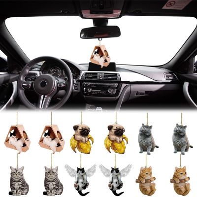 【CC】✉  Hanging Ornaments Rearview Mirror Decoration Car Pendant Kid Interior Accessories