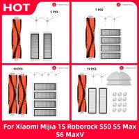 สำหรับ Xiaomi Mijia 1วินาที1st Roborock S50 S5 Max S6 MaxV S6บริสุทธิ์ Hepa กรองซับผ้าหลักแปรงหุ่นยนต์อุปกรณ์เสริมเครื่องดูดฝุ่น