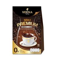 ราคาต่อกล่อง กาแฟปรุงสำเร็จชนิดผง กาแฟวีน่า 32IN1 PREMIUM VEENA COFFEE 1 กล่อง 15 ซอง