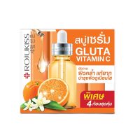 ? สบู่เซรั่มกลูต้าวิตซี Rojuklss Gluta Vit C Serum Soap [ ความสวยและความงาม ]