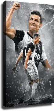 Cristiano Ronaldo Lionel Messi Neymar Jr Wallpapers Football Comprehensive  Poster Famous Sports Star Poster Prints Poster Living Room Wall Art Decor