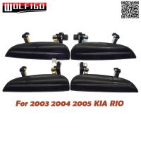 มือจับหน้าหลังซ้ายขวาภายนอกด้านนอกประตูด้านนอกสำหรับ KIA RIO 1.6L 2003 2004 2005 82650-FD010XX 82660-FD010XX ใหม่