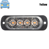 Ninjiayi 4LED Car Warning Light Grill breakdown ไฟฉุกเฉิน LED ไฟด้านข้างยาว