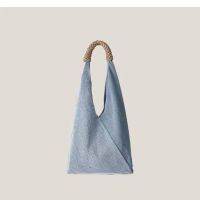 กระเป๋าผ้าใบผ้ายีนส์ PDStore ผู้หญิงหนึ่ง Tas Jinjing Bahu เนื้อดีไซน์เฉพาะฉบับภาษาเกาหลี