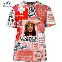 Mamba Top Christ Jesus Shirt Men Religion God 3D Print Manga Fashion Hip Pop Summer Short Sleeve Anime Harajuku Homme Streetwear