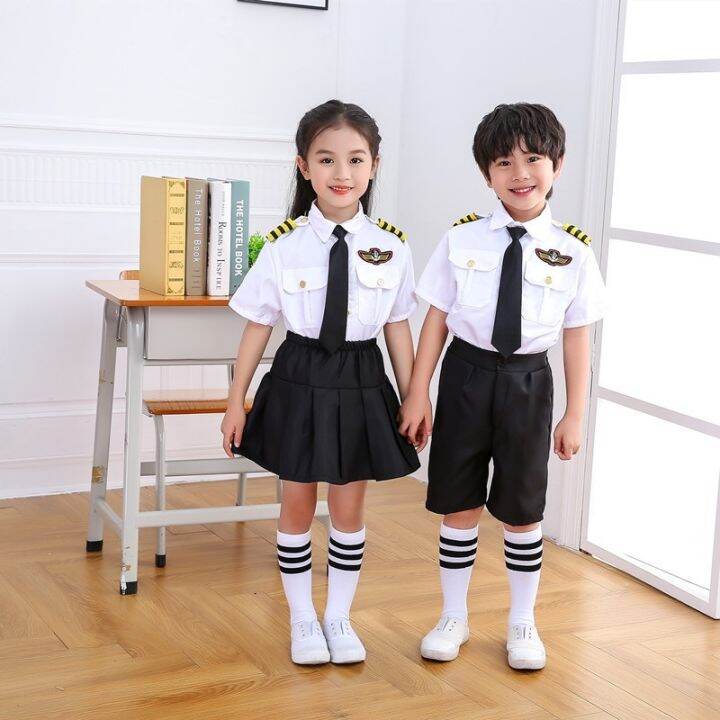 Children's Air Force Captain Uniform Pilots Boys and Girls Air Junior ...