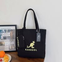 Kangol กระเป๋าสะพายข้างแฟชั่นเกาหลีพิมพ์กระเป๋าโท้ท