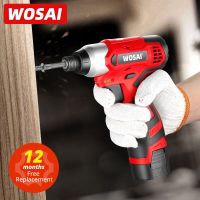 WOSAI MT-SER 100N Electric Drill Screwdriver 16V impact Driver cordless drill Household Multifunction Hit Power Tools