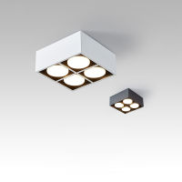 Nordic Square LED Surface Mount Downlight + Replaceable GX53 LED Lamp 7W 9W 12W LED Spot Light for Living room Bedroom