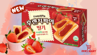 พายกรอบราดแยมสตรอเบอร์รี่เกาหลี   후렌치파이(딸기)-해태 French Pie (Strawberry)-HAITAI  192g พร้อมส่ง