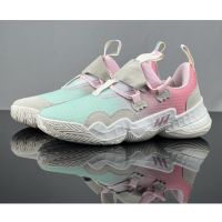 RT [Original] AD * Trae- Young- 1 Pink Blue Fashion All Match Men Basketball Shoes Comfortable Sports Shoes {จัดส่งฟรี}