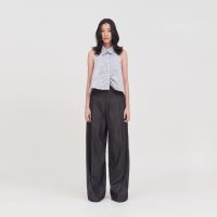 rose l by roserompstudio - Roses pants Denim l กางเกงผ้ายีนส์ ขายาวมีจีบด้านหน้า ลำลอง (NEW FABRIC - *ผ้าใหม่*)