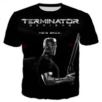 3D printing T-shirt Harajuku style fashion film terminator Arnold Schwarzenegger T-shirt Mens T-shirt Street top {in store}