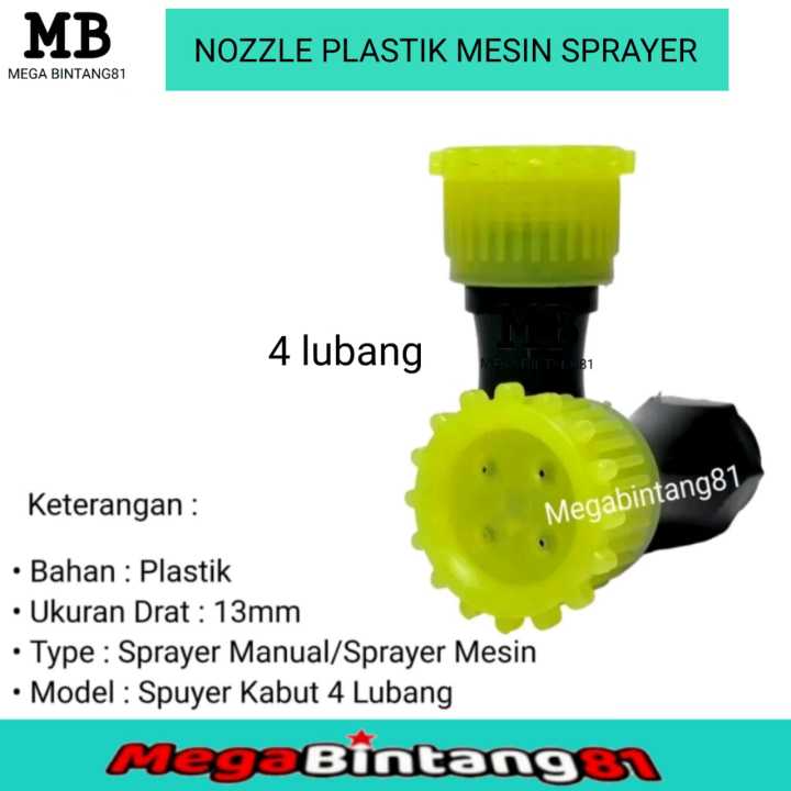 Nozzle Sprayer Kabut Pertanian Kepala Spuyer Semprotan Pertanian ...