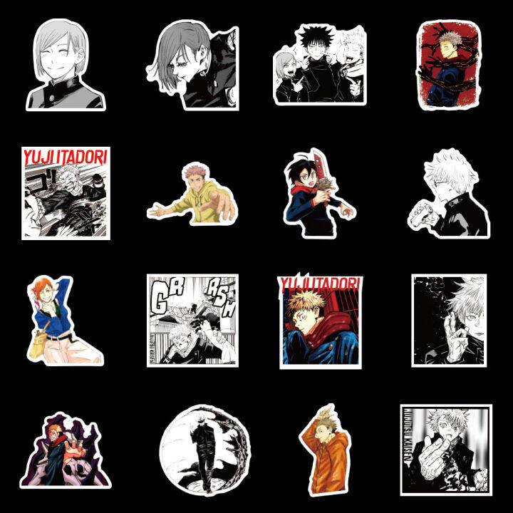 sticker-สติ๊กเกอร์-jujutsu-kaisen-a-มหาเวทย์ผนึกมาร-50-ชิ้น-โกโจ-ยูจิ-สติ๊กเกอร์ไดคัท-มังงะ-ของเล่น-ของสะสม-ของขวัญ-ของเล่นเด็ก-ของเล่นถูกๆ