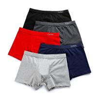 CURRADA Cotton Mens Underwear Boxers Male Breathable Man Boxer Solid Underpants Comfortable nd Shorts