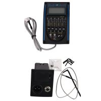 4X 5 Band EQ Equalizer Pickup, Acoustic Guitar Preamplifier Tuner with LCD Tuner and Volume Control LC-5