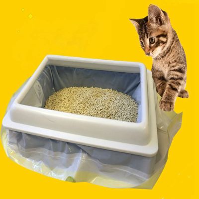 7 Pcslot Cat Litter Liners Durable Thickening Drawstring Cat Litter Bags