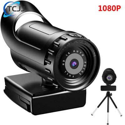 ZZOOI Black Beauty Camera Autofocus Computer Webcam With Microphone Hd 1080p Wide Angle Mini Camera For Live Video Conferencing Abs